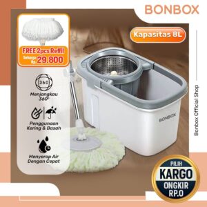 Bonbox Alat Pel Lantai 2in1 + Ember & 2 Kain Cadangan
