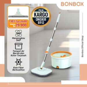 Pel Lantai 2in1 + Ember Terpisah & 2 Kain Refill