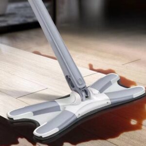 Alat Pel Lantai Otomatis Tarik – Flat Mop Peras Praktis