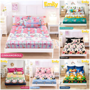 Sprei Karakter Cinnamoroll + Free Sarban & Sargul
