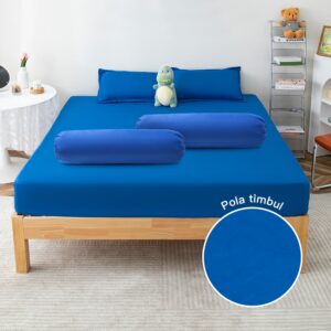 Sprei Set Embos Polos Lembut & Dingin