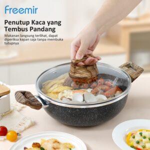 Wajan Panci 2in1 Freemir Easy Cook Anti Lengket
