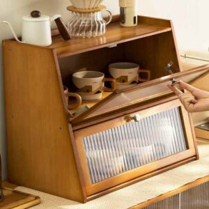 Rak Dapur Serbaguna Kayu Minimalis