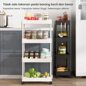 Rak Serbaguna Dapur & Kamar Mandi 3/4/5 Susun