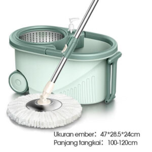 Alat Pel Lantai Fiber dengan Ember Spin Mop BCT704
